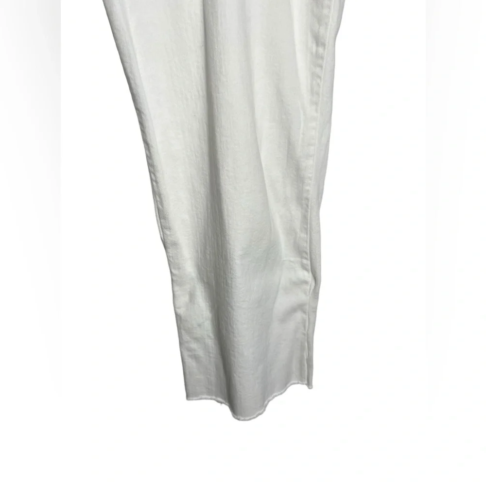 Michael Kors‎ jeans size 14 white stretch cropped frayed ankle jeans 💙💙
